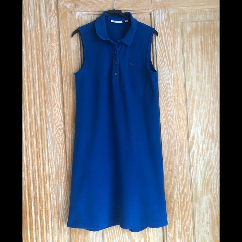 Lacoste Mico Pique Polo Dress Sleeveless Sport Fit